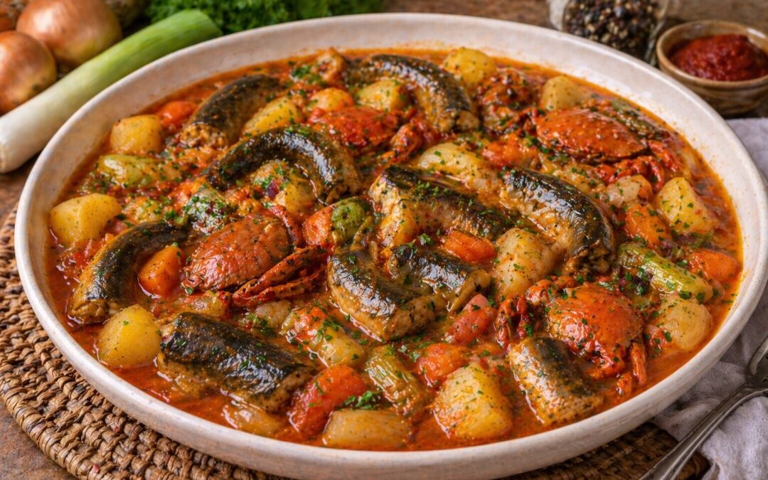 Plat d’anguille du pêcheur