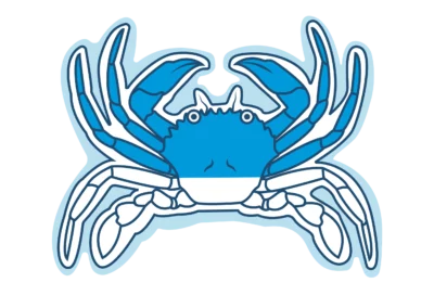 Crabe vert de la Méditerranée